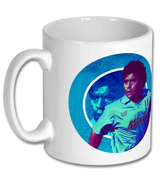 Maradona Napoli-Inspired Fan Art Mug