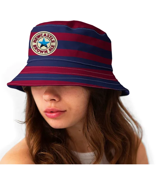 Newcastle 1996 away-inspired retro football bucket hat