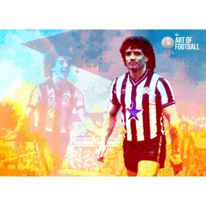Newcastle United Fc Legend Kevin Keegan Pop-art Digital Print