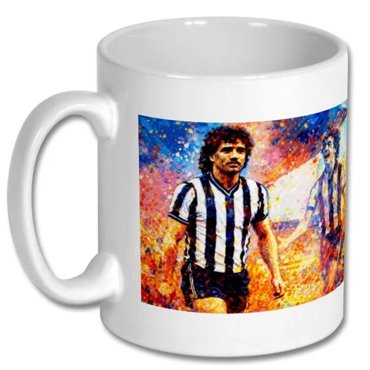 Newcastle Inspired Kevin Keegan Gift Mug | Pop-art Football Gift