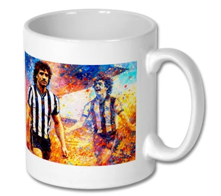 Newcastle Inspired Kevin Keegan Gift Mug | Pop-art Football Gift