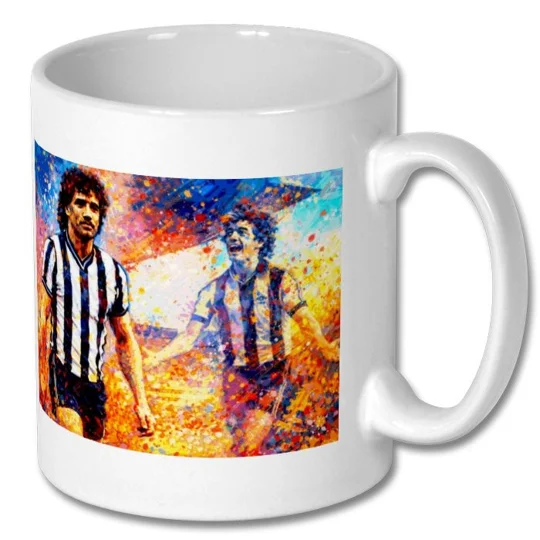 Newcastle Inspired Kevin Keegan Gift Mug | Pop-art Football Gift