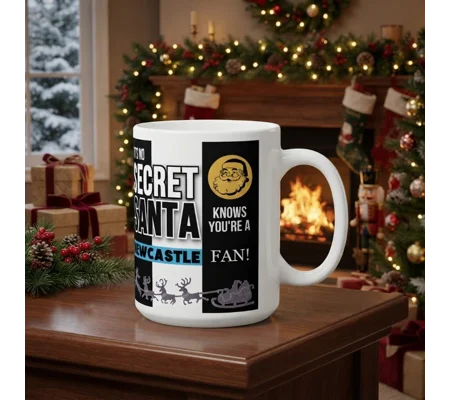 Newcastle-Inspired Secret Santa Christmas Gift Mug