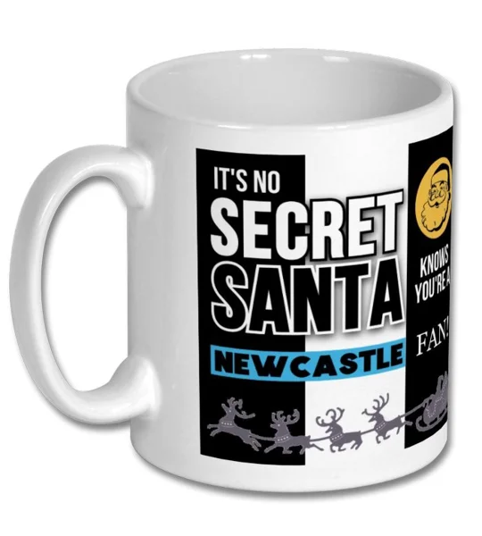 Newcastle Inspired Secret Santa Christmas Gift Mug | Fans Gift Idea