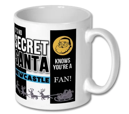 Newcastle Inspired Secret Santa Christmas Gift Mug | Fans Gift Idea