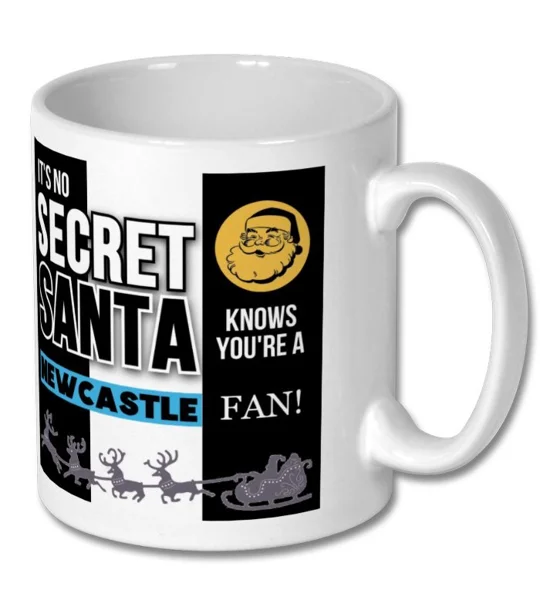 Newcastle Inspired Secret Santa Christmas Gift Mug | Fans Gift Idea