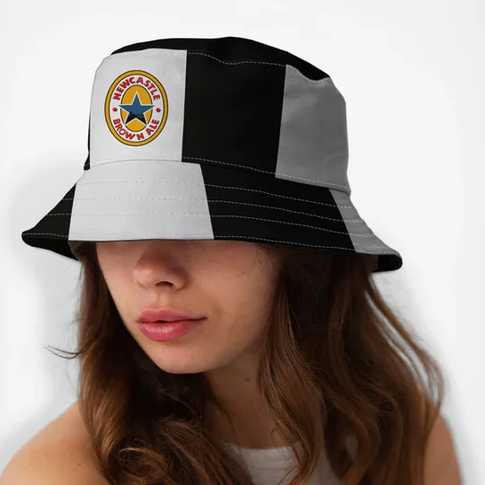 Newcastle 1996 home-inspired retro bucket hat in heavyweight canvas