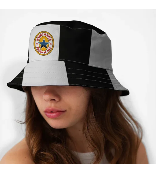 Newcastle 1996 home-inspired retro bucket hat in heavyweight canvas