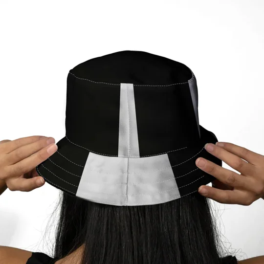 Newcastle retro football bucket hat inspired by the 1996 home era