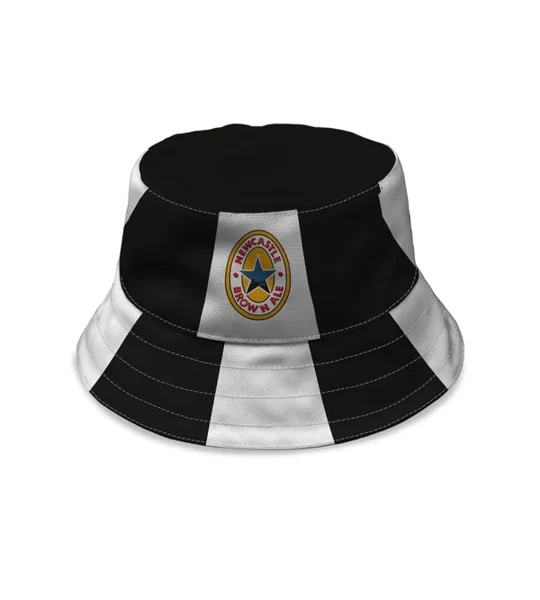 Newcastle 1996-inspired bucket hat for retro football fans