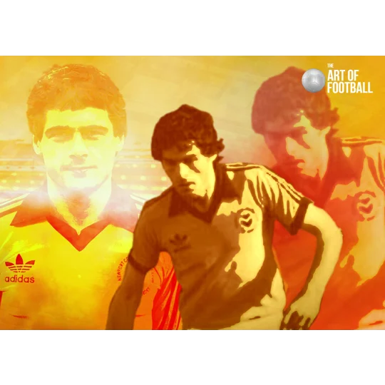 Newport County AFC Kevin Moore Iconic Legend Digital Print
