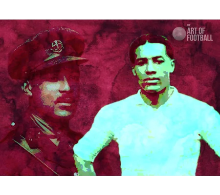 Northampton Town Fc Walter Tull Iconic Legend Digital Print