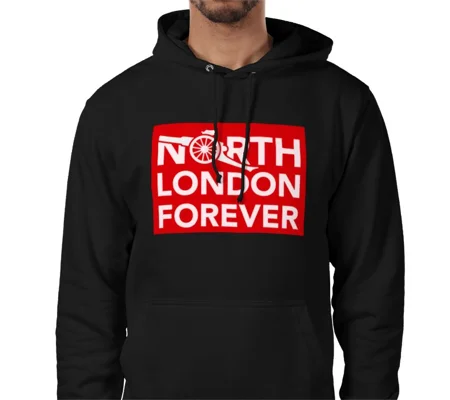 Official North London Forever Black Hoodie
