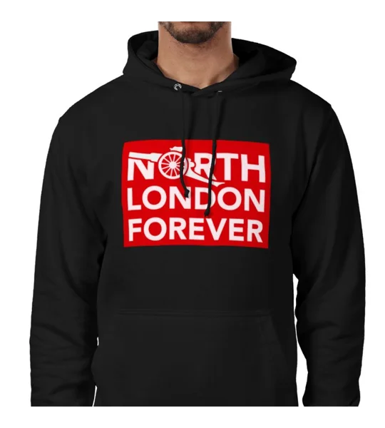 Official North London Forever Black Hoodie