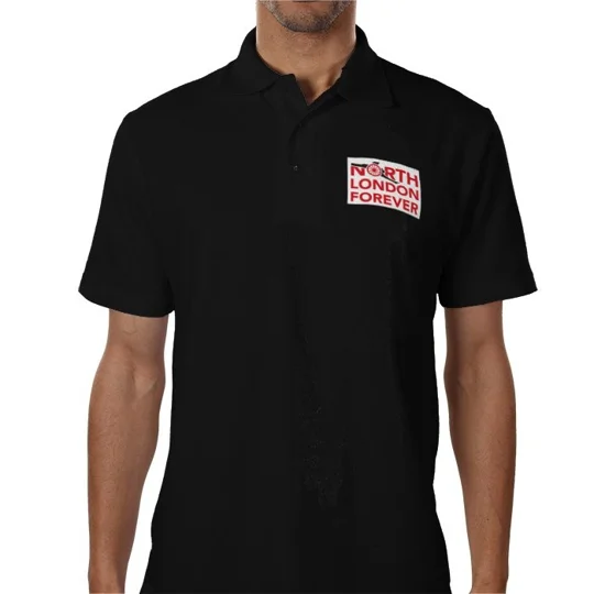 Official North London Forever Black Polo Shirt