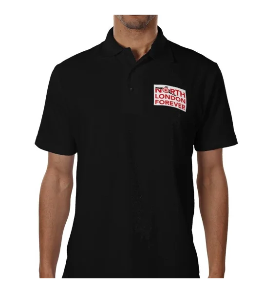 Official North London Forever Black Polo Shirt