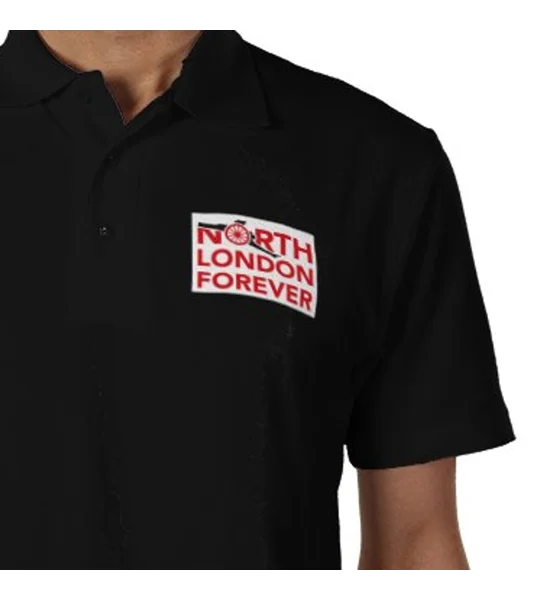Official North London Forever Black Polo Shirt