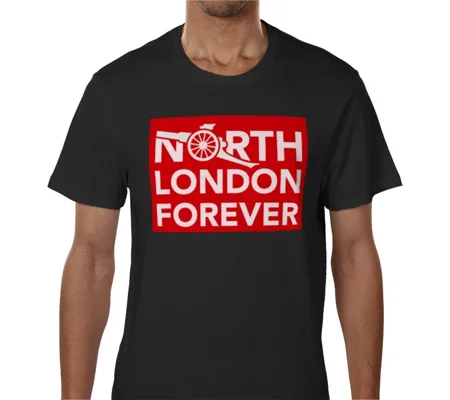 Official North London Forever Black T-Shirt