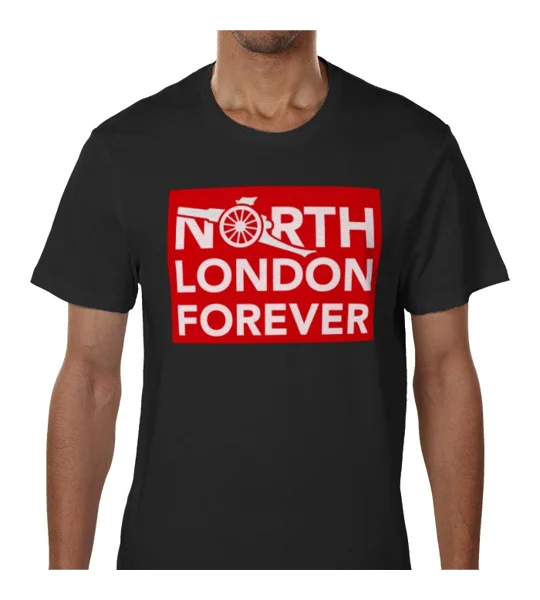 Official North London Forever Black T-Shirt