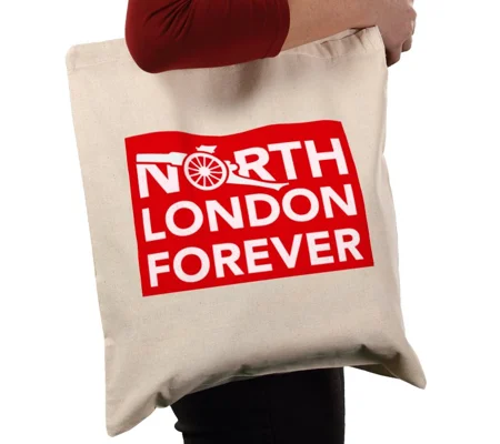 Official North London Forever Cotton Tote Bag