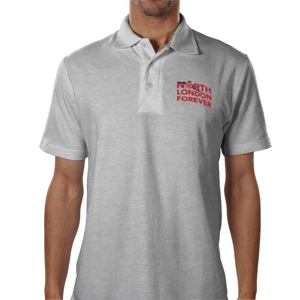 Official North London Forever Grey Polo Shirt