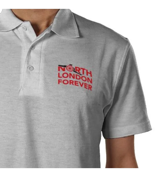 Official North London Forever Grey Polo Shirt