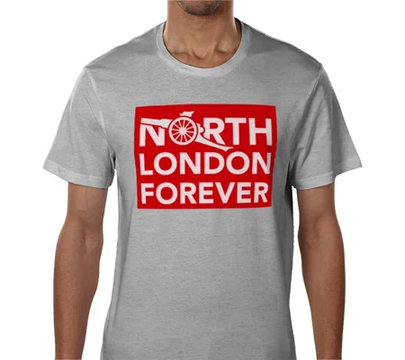 Official North London Forever Grey T-Shirt