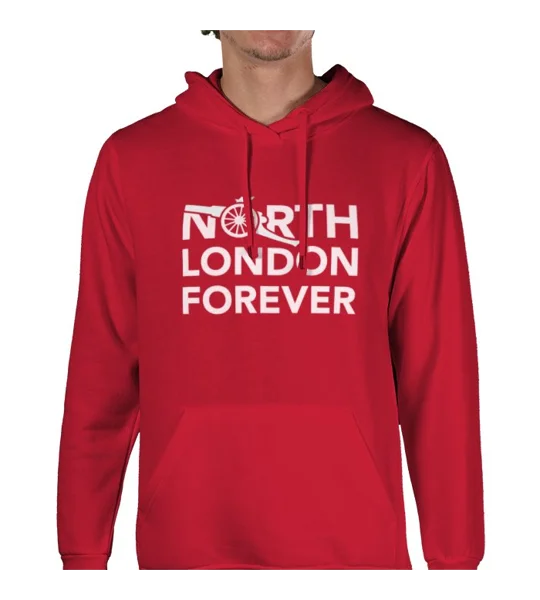 Official North London Forever Red Hoodie