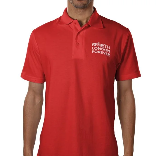 Official North London Forever Red Polo Shirt
