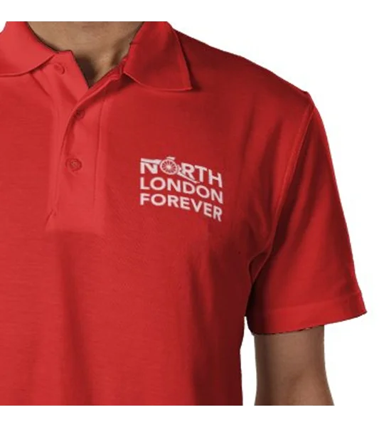 Official North London Forever Red Polo Shirt