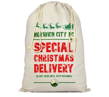 Norwich Christmas Football Delivery Santa Sack