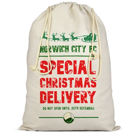Norwich Christmas Football Delivery Santa Sack