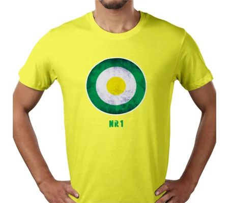 Norwich Mod Target Retro Yellow T-Shirt