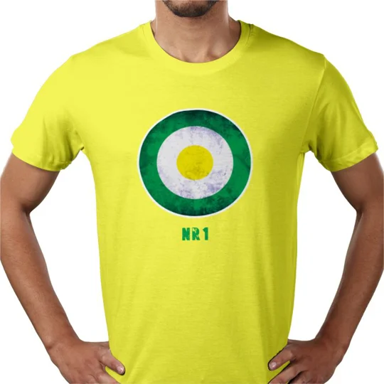 Norwich Mod Target Retro Yellow T-Shirt