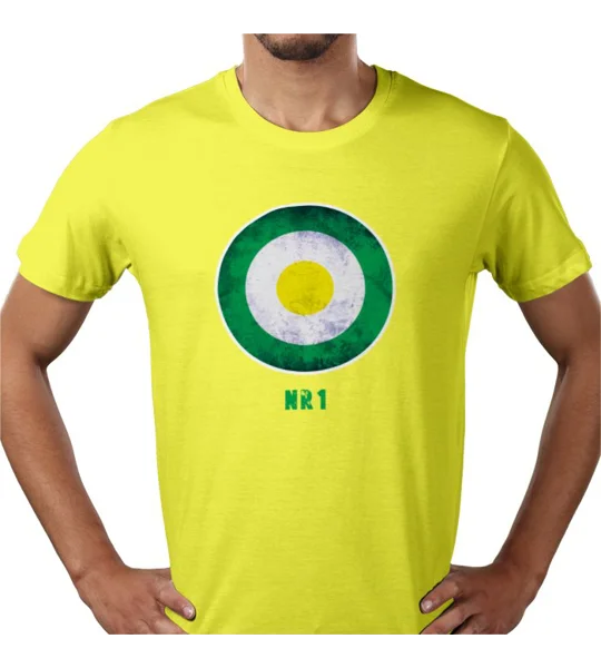 Norwich Mod Target Retro Yellow T-Shirt