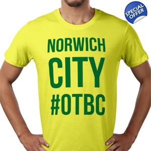 Norwich Hashtag Yellow T-shirt