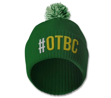 Norwich Embroidered Retro-Style Hashtag Bobble Hat