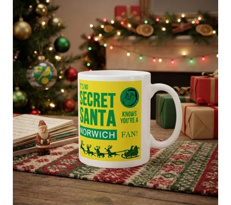 Norwich-Inspired Secret Santa Christmas Gift Mug