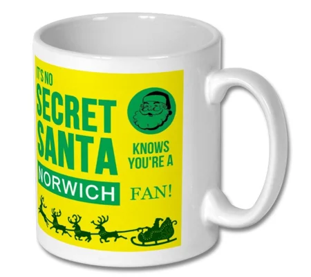 Norwich Secret Santa Christmas Gift Mug