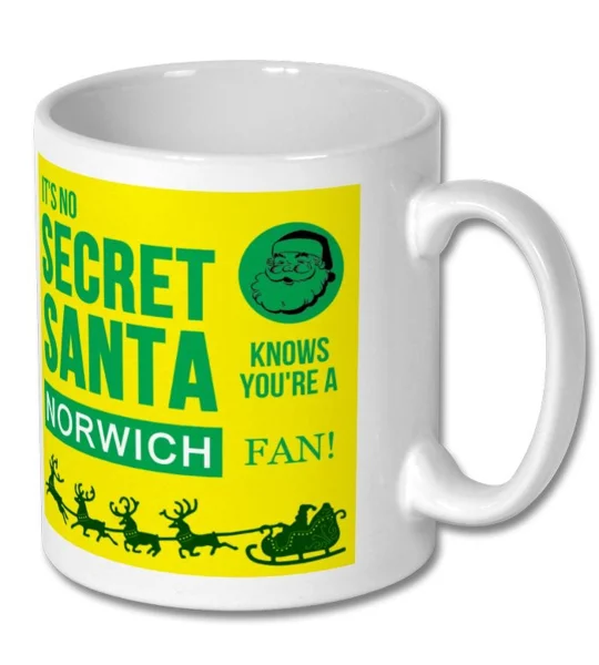 Norwich Secret Santa Christmas Gift Mug