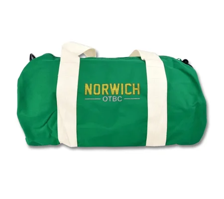 Norwich-Inspired Retro Football Holdall Kitbag | 20L Soccer Bag