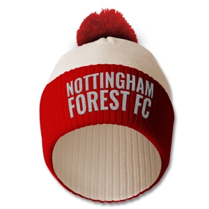Nottingham Forest Embroidered Retro-Style Bobble Hat