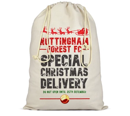 Nottingham Forest Christmas Football Delivery Santa Sack