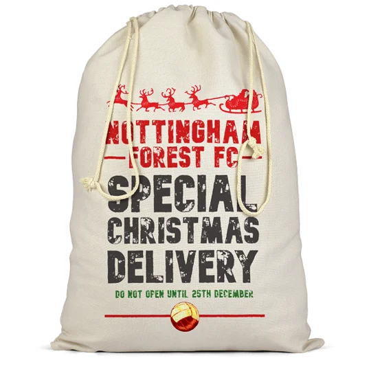 Nottingham Forest Christmas Football Delivery Santa Sack