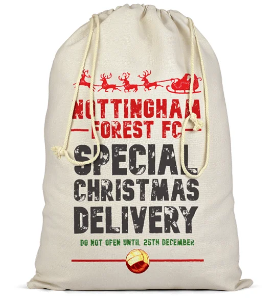 Nottingham Forest Christmas Football Delivery Santa Sack