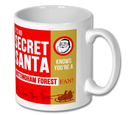Nottingham Forest Secret Santa Christmas Gift Mug