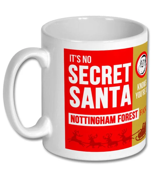 Nottingham Forest Secret Santa Christmas Gift Mug