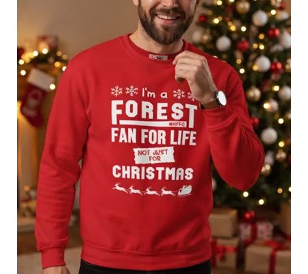 Nottingham Forest-Inspired Christmas Jumper | Seasonal Football Fan Sweatshirt