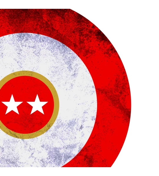 Nottingham Forest Mod Target Retro T-Shirt