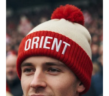 Leyton Orient-Inspired Retro-Style Football Bobble Hat